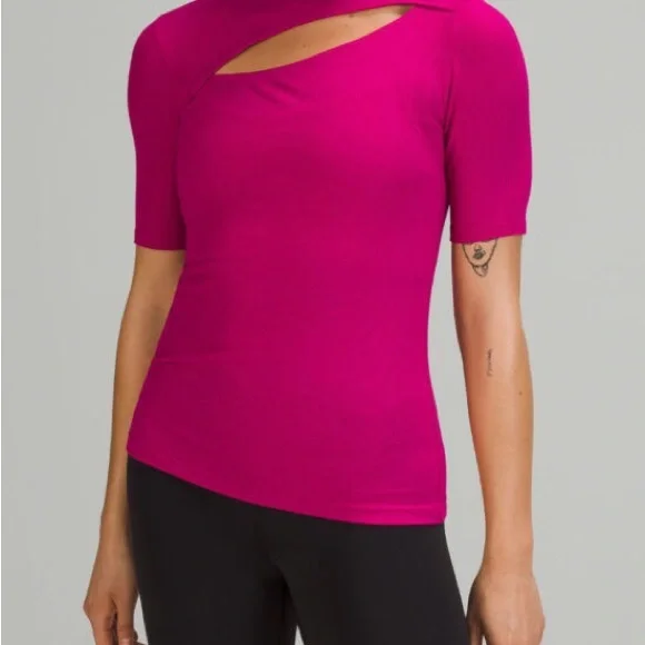 Lululemon LA Tight-to-body Keyhole Tee size 8 New with Tags - Picture 3 of 4